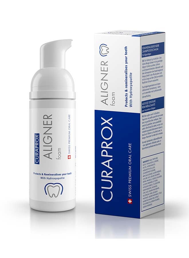 CURAPROX Aligner Foam | Gentle Cleaning & Freshness For Aligners & Retainers | 40Ml - Image 1